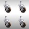 Service Caster 4 Inch SS High Temp Glass Filled Nylon 12mm Threaded Stem Caster Set Brake SCC-SSTS20S414-GFNSHT-TLB-M1215-4 - alternate 1